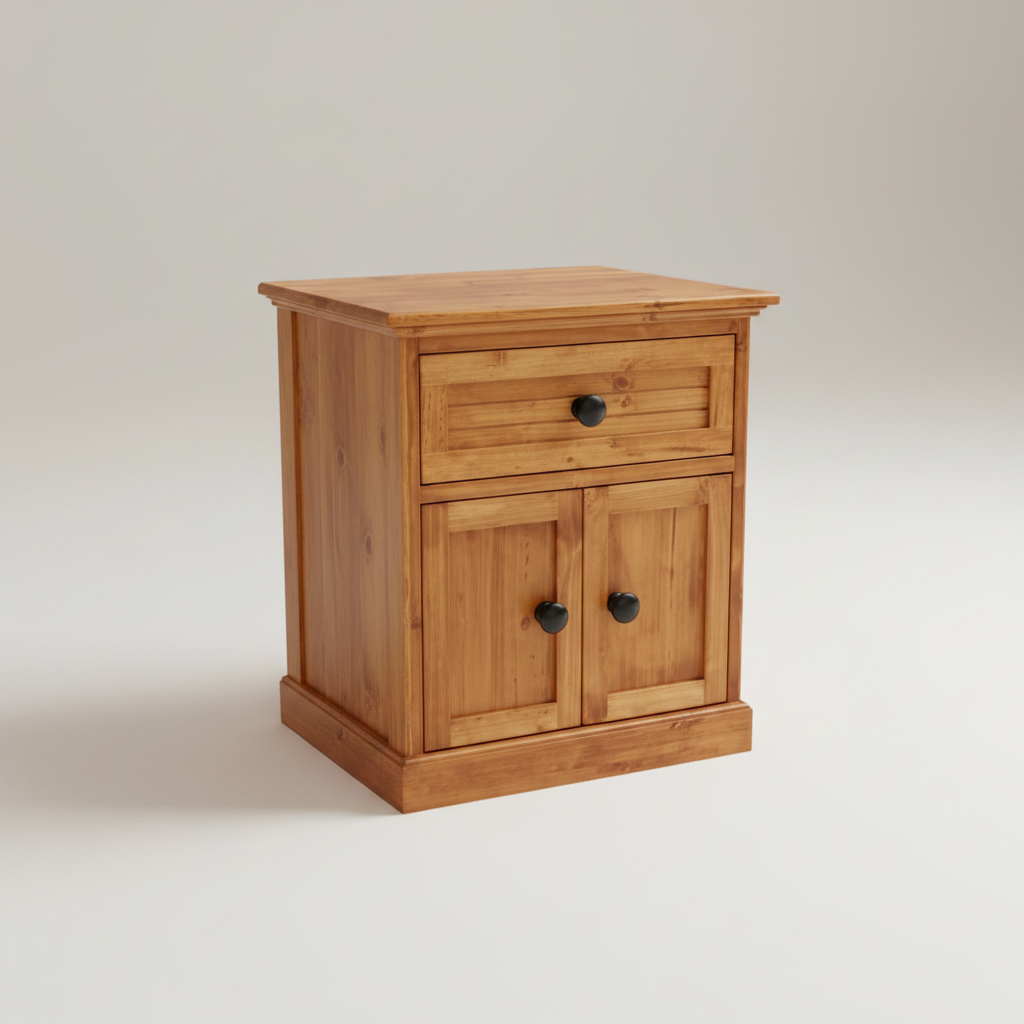 Rustic Pine Pedestal Studio Shot