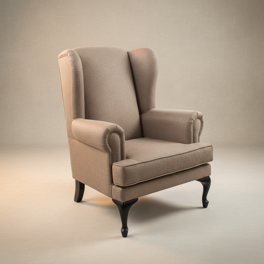 Wingback Chair Warm Backdrop